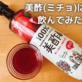 韓国の美酢(ミチョ)は危険?太る?カロリーと成分【飲んでみた感想】