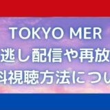 東京エムイーアール見逃し配信・再放送はどこで見れる?無料視聴方法